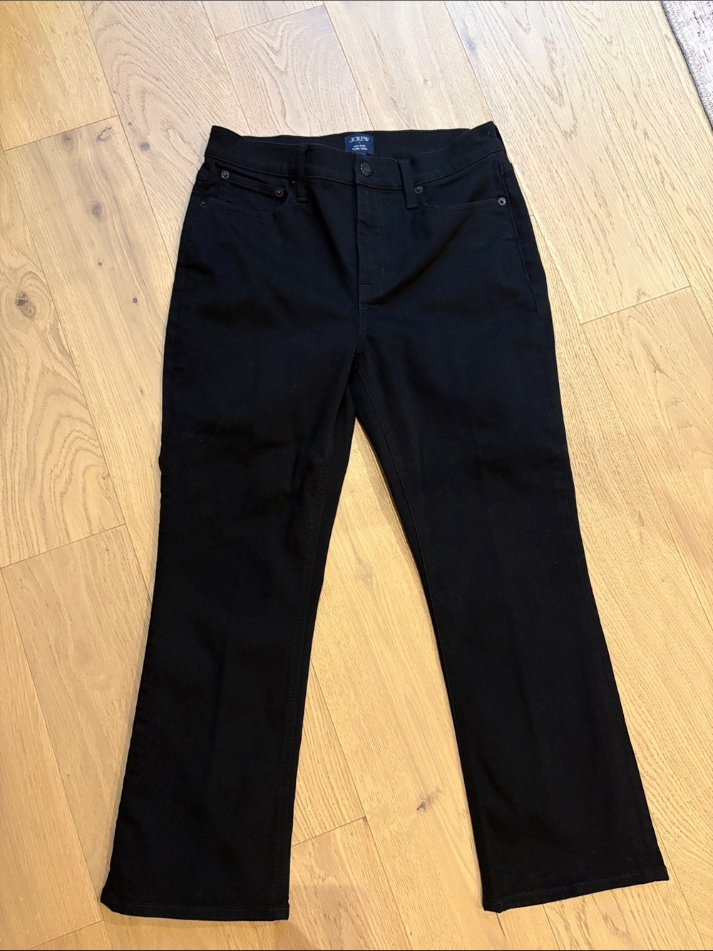 J. Crew Black Flare Jeans